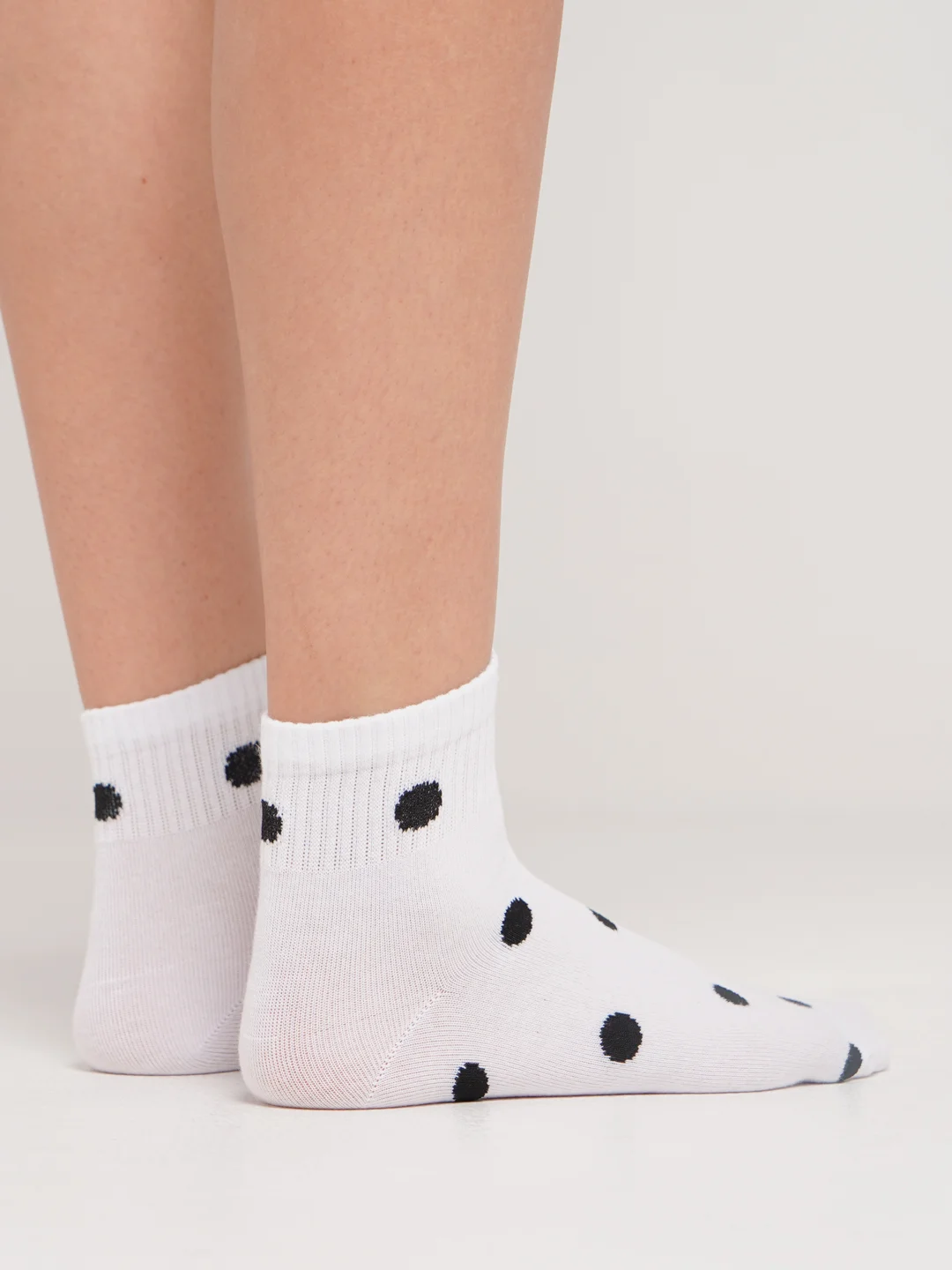 Белый хлопковые женские носки Minimi, Mini trend 4209