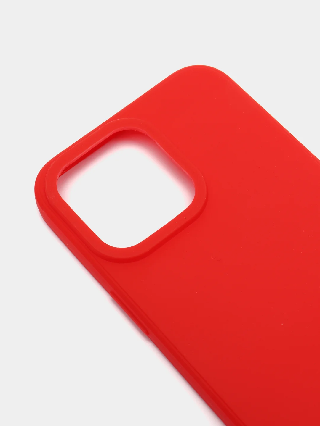 Красный чехол силиконовый на Айфон (iPhone) 11, 14, 13, 12, XR, XS, X,6s,7, 8, SE, Pro, Max, Plus