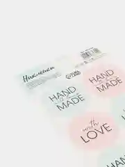 Наклейки на подарки "Hand Made", 9 * 16 см (2 шт)