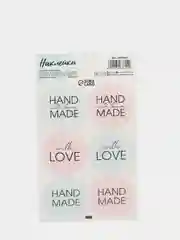 Наклейки на подарки "Hand Made", 9 * 16 см (2 шт)
