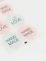 Наклейки на подарки "Hand Made", 9 * 16 см (2 шт)