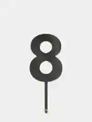 Топпер цифра 1, 2, 3, 4, 5, 6, 7, 8, 9, 0