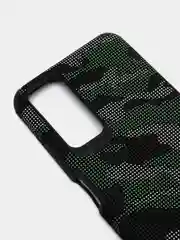 Лесной зеленый чехол Huawei Honor 10X Lite, Хуавей Хонор 10Х Лайт, силиконовый камуфляж