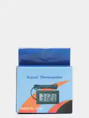 Белый электронный термометр с гигрометром