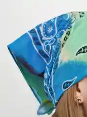 Бирюзовый бандана на голову