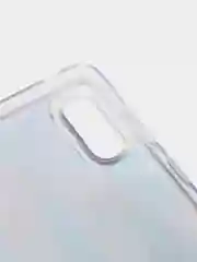 Сиреневый чехол "Переливашка" для SAMSUNG A02, с жидкими блёсточками