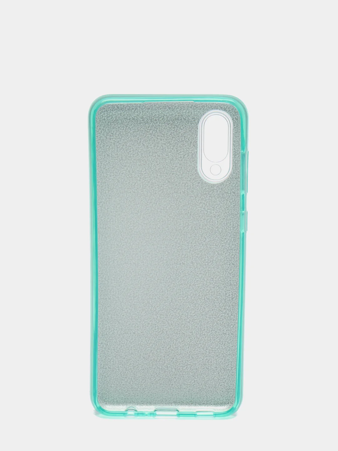 Бирюзовый чехол блестящий на Samsung A02