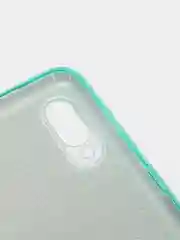 Бирюзовый чехол блестящий на Samsung A02