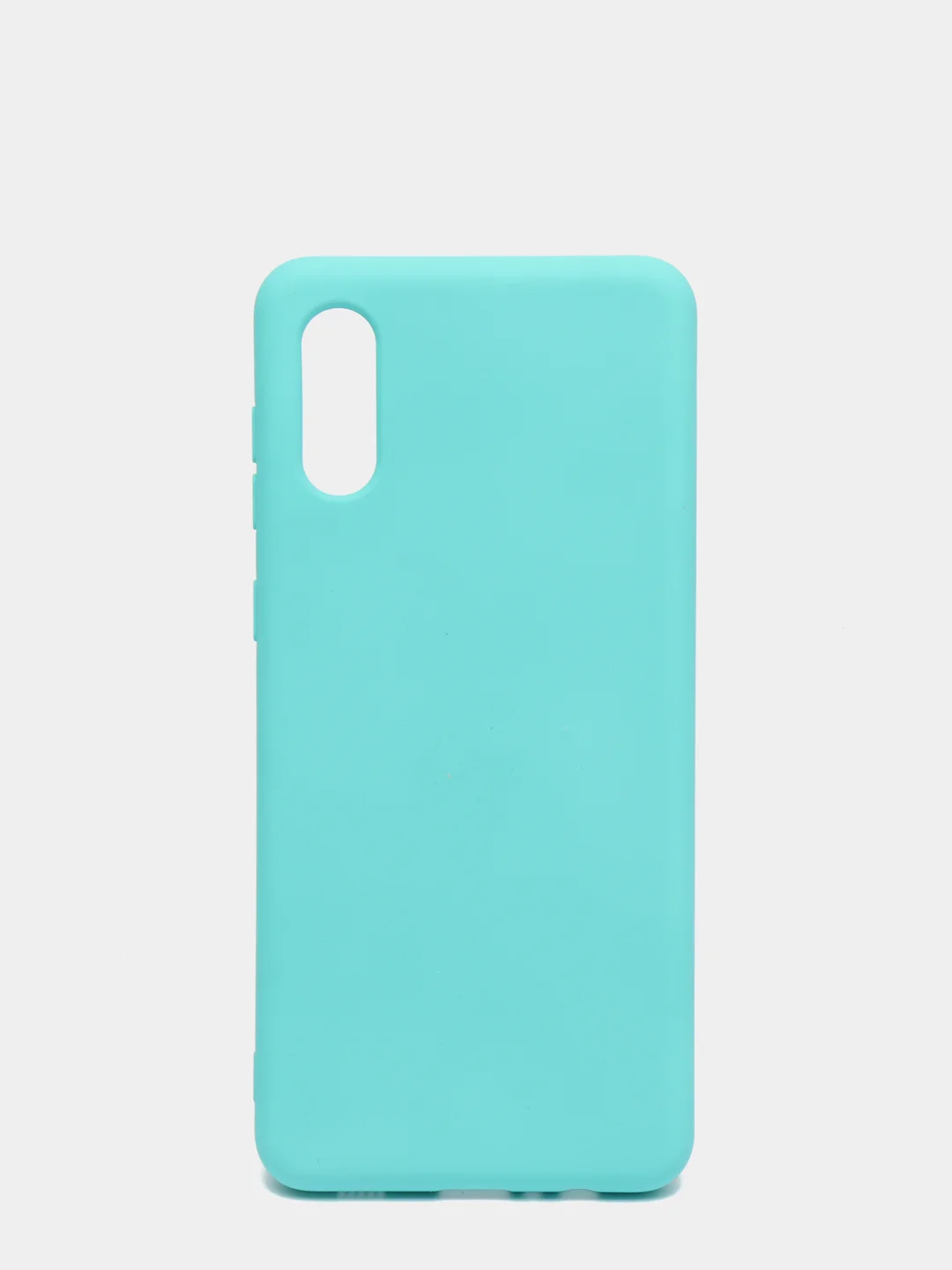 Бирюзовый чехол с бархатом внутри для Samsung A02 / M02