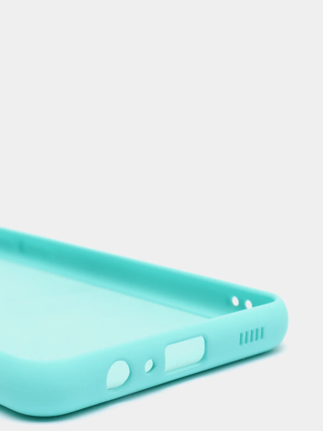 Бирюзовый чехол с бархатом внутри для Samsung A02 / M02