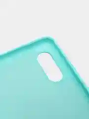 Бирюзовый чехол с бархатом внутри для Samsung A02 / M02