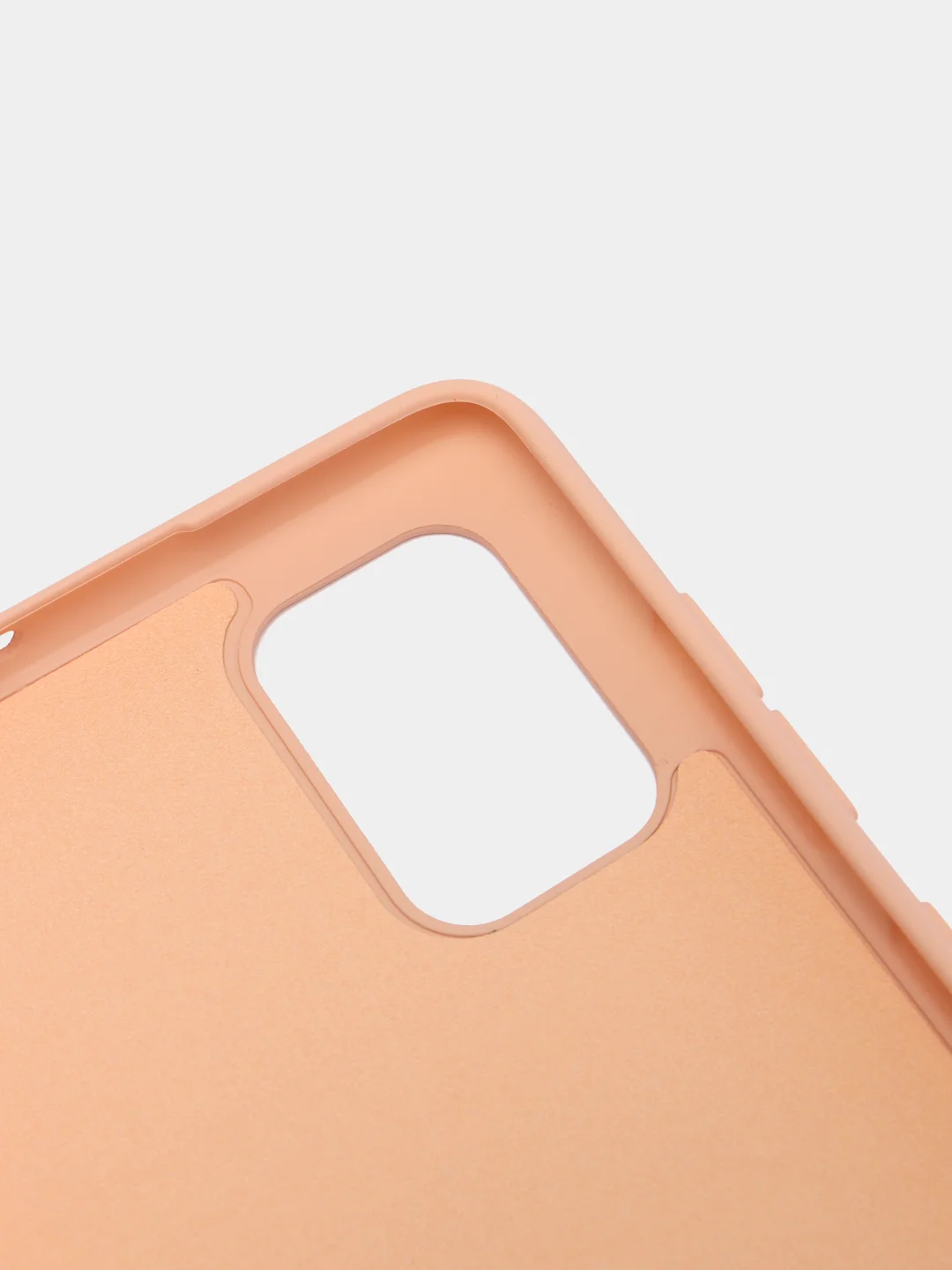Кремовый чехол с бархатом внутри Samsung A71