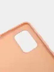 Кремовый чехол с бархатом внутри Samsung A71