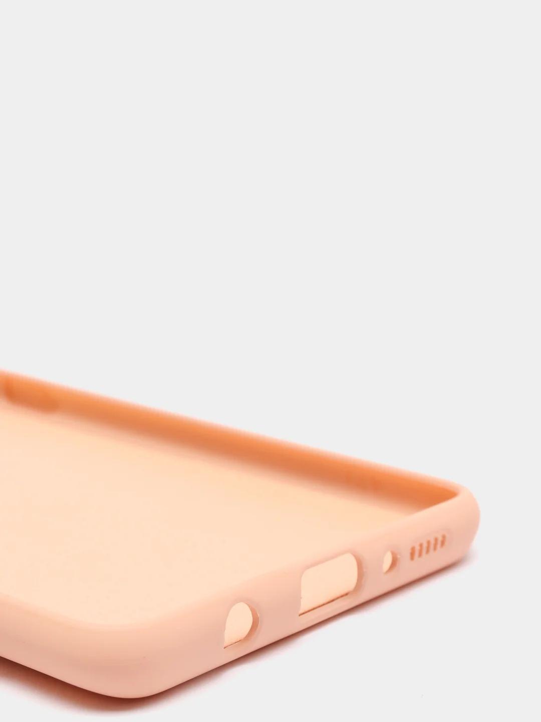 Кремовый чехол с бархатом внутри Samsung A71