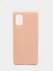 Кремовый чехол с бархатом внутри Samsung A71