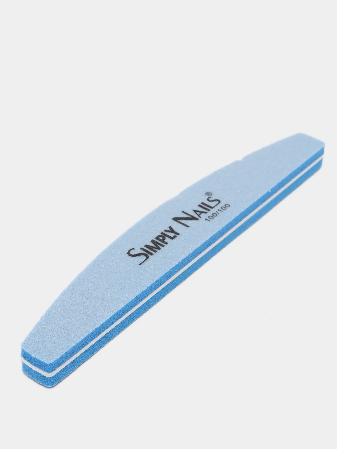 Синий пилка для ногтей 100/100 Simply Nails