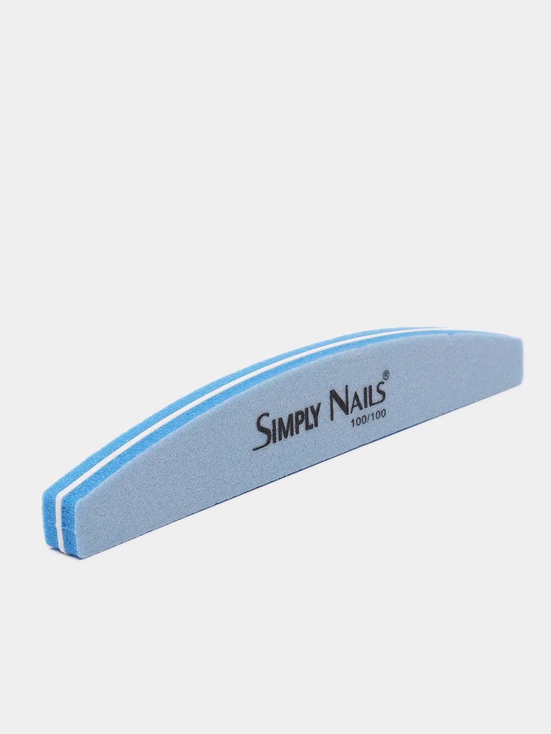 Синий пилка для ногтей 100/100 Simply Nails