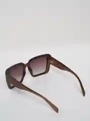 Коричневый женские солнцезащитные очки, футляр и салфетка UV400
