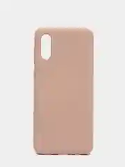 Бежевый чехол с бархатом внутри для Samsung A02 / M02