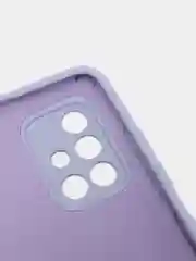 Лавандовый чехол с бархатом внутри Samsung A71