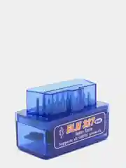 Синий диагностический авто сканер, Bluetooth, ELM327 OBD II V1.5 чип 25K80, 2 платы