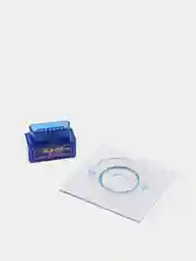 Синий диагностический авто сканер, Bluetooth, ELM327 OBD II V1.5 чип 25K80, 2 платы