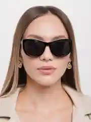 Тёмно-зелёный женские солнцезащитные очки