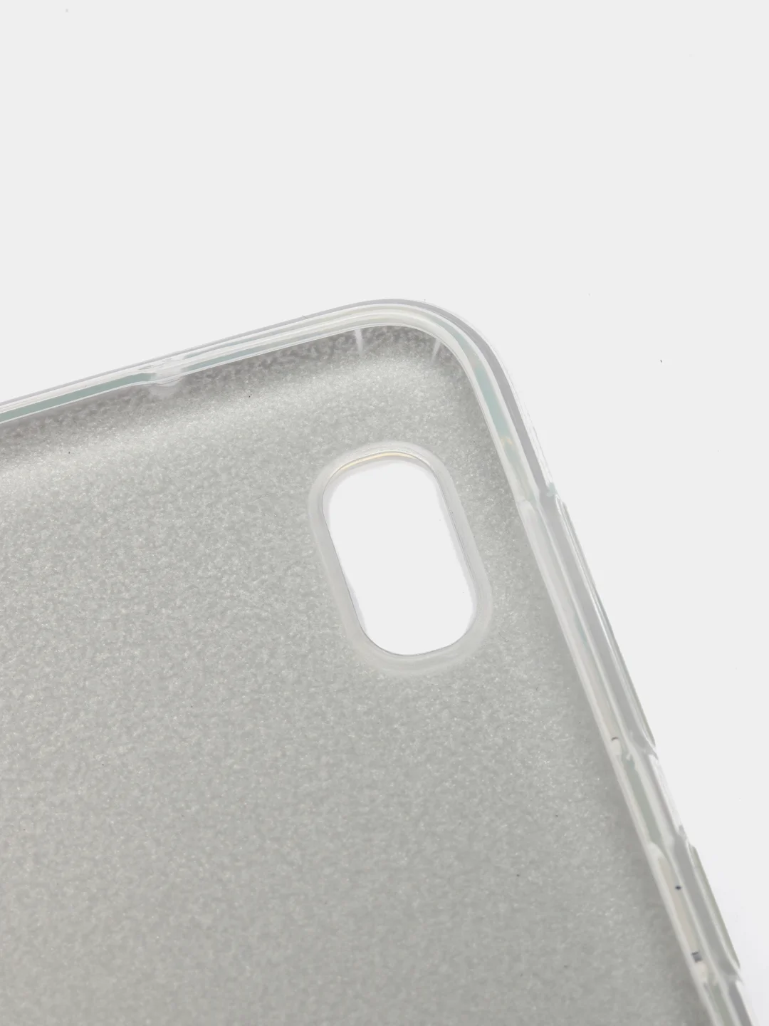 Серебряный чехол блестящий  SAMSUNG A10