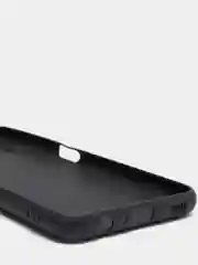 Черный чехол Samsung A03s с защитой камеры и бархатом внутри