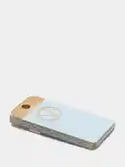 Белый брелок USB фонарик MINI