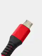 Красный кабель для зарядки телефона Micro-USB
