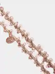 Медный резинка пружинка для волос массивная, сверкающая