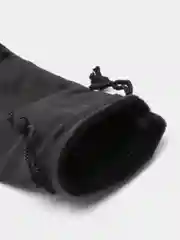 Черный черный бархатный мешочек для хранения украшений