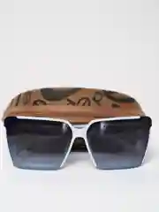 Белый женские солнцезащитные очки, футляр и салфетка UV400