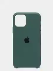 Тёмно-зелёный чехол-накладка для IPhone 11 Pro пластик+Soft Touch Sillicone Case c логотипом