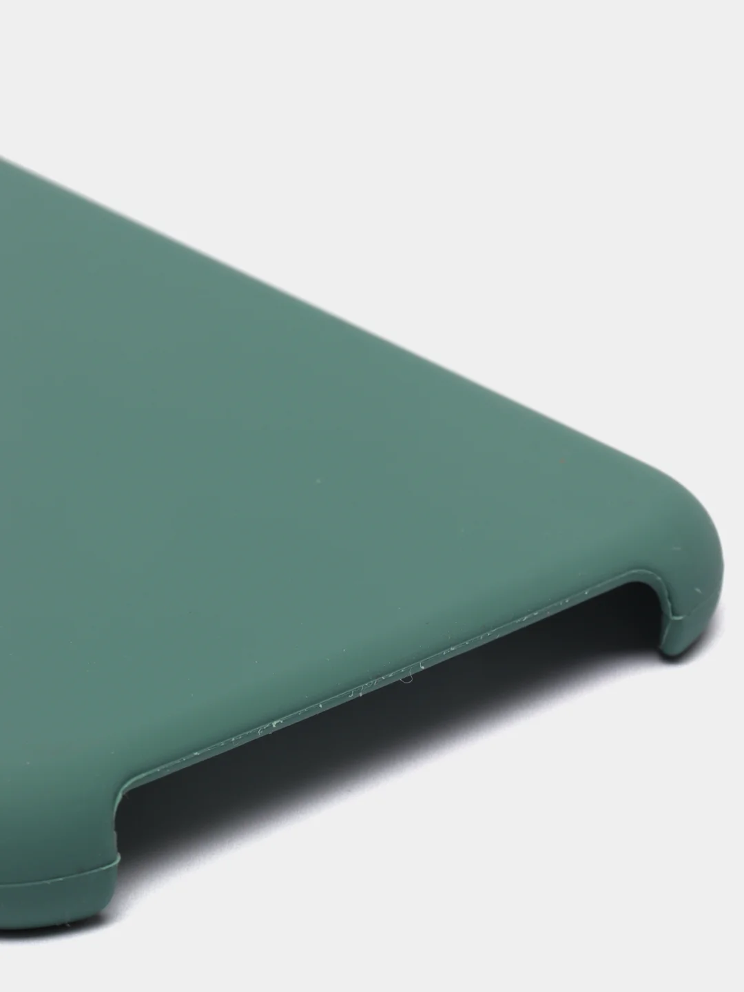 Тёмно-зелёный чехол-накладка для IPhone 11 Pro пластик+Soft Touch Sillicone Case c логотипом