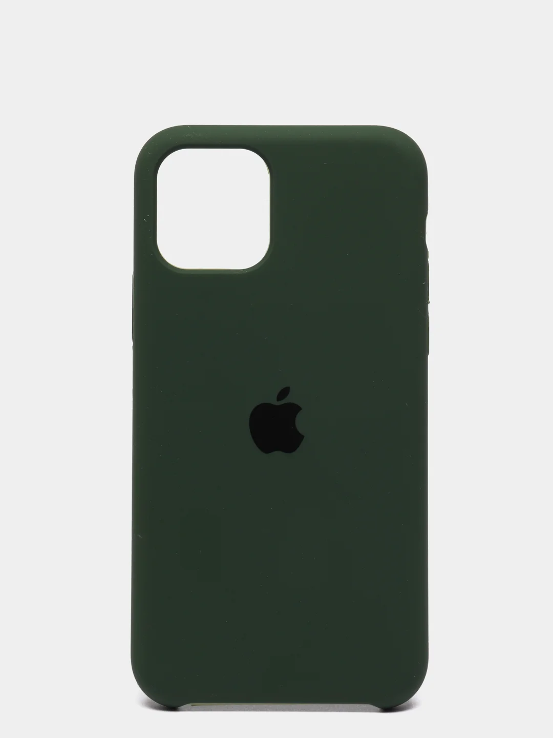 Зеленый чехол-накладка для IPhone 11 Pro пластик+Soft Touch Sillicone Case c логотипом