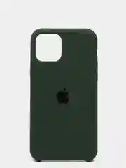 Зеленый чехол-накладка для IPhone 11 Pro пластик+Soft Touch Sillicone Case c логотипом