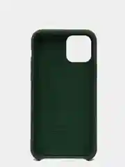Зеленый чехол-накладка для IPhone 11 Pro пластик+Soft Touch Sillicone Case c логотипом