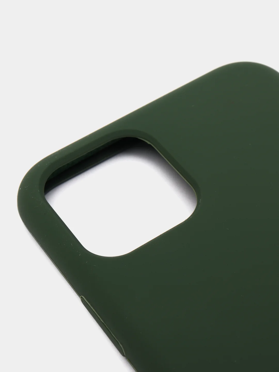 Зеленый чехол-накладка для IPhone 11 Pro пластик+Soft Touch Sillicone Case c логотипом