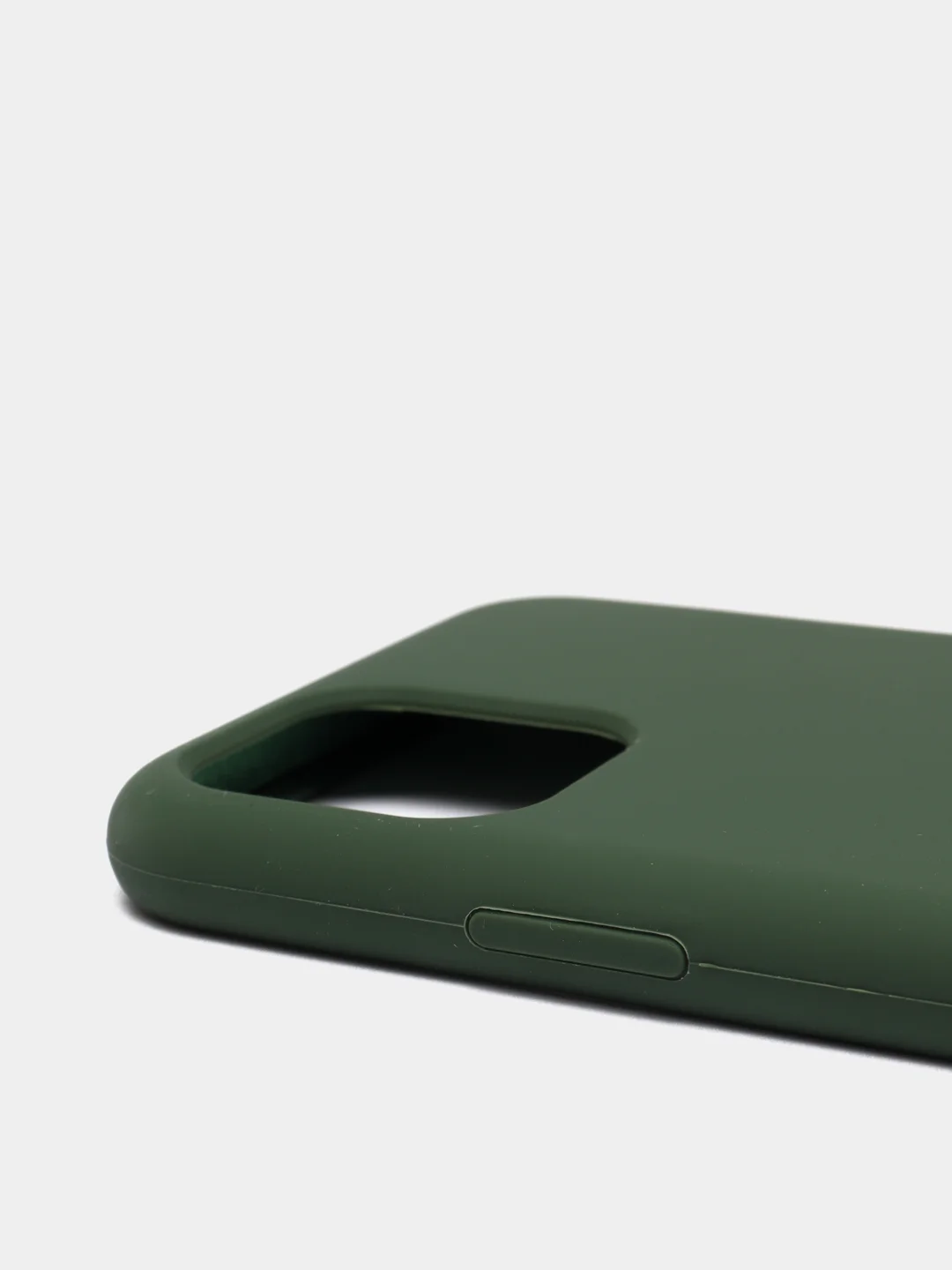 Зеленый чехол-накладка для IPhone 11 Pro пластик+Soft Touch Sillicone Case c логотипом