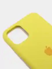 Лимонный чехол-накладка для IPhone 11 Pro пластик+Soft Touch Sillicone Case c логотипом