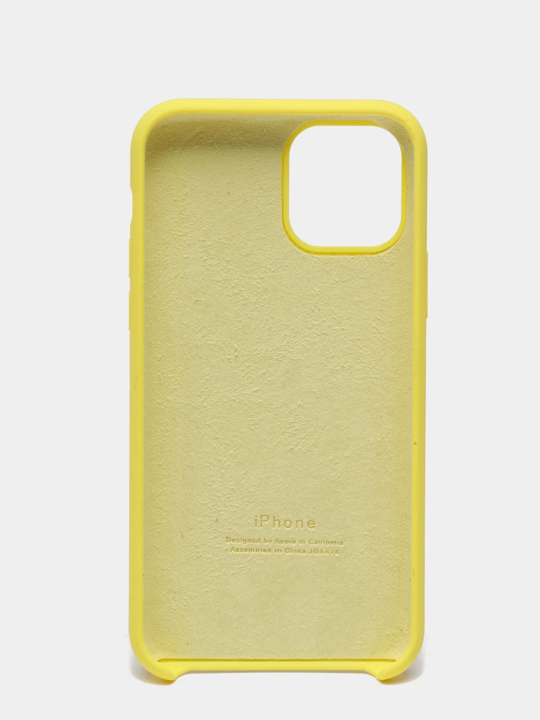 Лимонный чехол-накладка для IPhone 11 Pro пластик+Soft Touch Sillicone Case c логотипом
