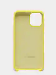 Лимонный чехол-накладка для IPhone 11 Pro пластик+Soft Touch Sillicone Case c логотипом