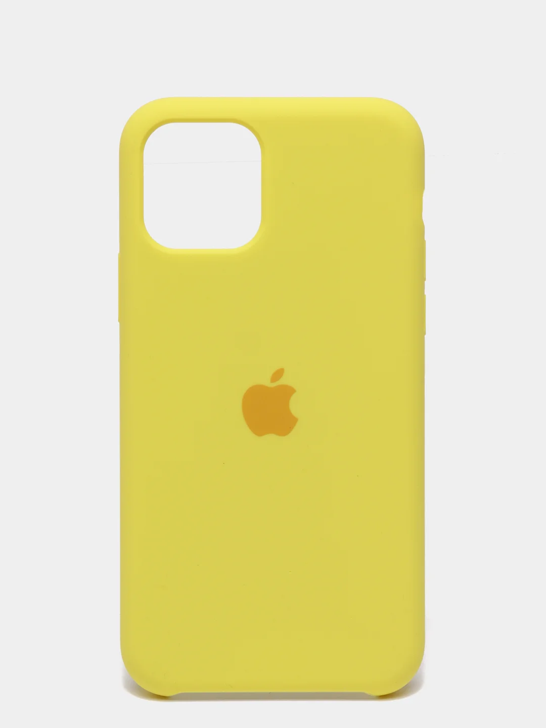 Лимонный чехол-накладка для IPhone 11 Pro пластик+Soft Touch Sillicone Case c логотипом