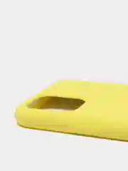 Лимонный чехол-накладка для IPhone 11 Pro пластик+Soft Touch Sillicone Case c логотипом