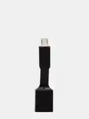 Черный адаптер otg с микро-USB на USB