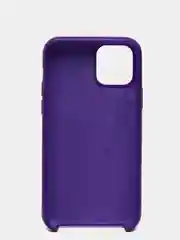 Аметистовый чехол-накладка для IPhone 11 Pro пластик+Soft Touch Sillicone Case c логотипом