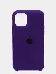 Аметистовый чехол-накладка для IPhone 11 Pro пластик+Soft Touch Sillicone Case c логотипом