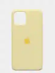 Желтый чехол-накладка для IPhone 11 Pro пластик+Soft Touch Sillicone Case c логотипом